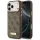 Guess - Keménytok 4G Logós Feliratos MagSafe (GUHMP17XU4GPRW) - iPhone 17 Pro Max - Barna