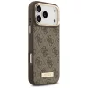 Guess - Keménytok 4G Logós Feliratos MagSafe (GUHMP17XU4GPRW) - iPhone 17 Pro Max - Barna
