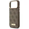 Guess - Keménytok 4G Logós Feliratos MagSafe (GUHMP17XU4GPRW) - iPhone 17 Pro Max - Barna