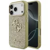 Guess - Rögzített Csillámos Nagy 4G Fémkerettel (GUHCP17LHG4SGCD) - iPhone 17 Pro - Arany