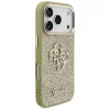 Guess - Fixed Glitter Big 4G Metal Frame (GUHCP17LHG4SGCD) - iPhone 17 Pro - Gold