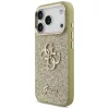 Guess - Fixed Glitter Big 4G Metal Frame (GUHCP17LHG4SGCD) - iPhone 17 Pro - Gold