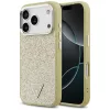 Guess - Csillámos Háromszög Logó MagSafe (GUHMP17LPFGTSCMD) - iPhone 17 Pro - Arany