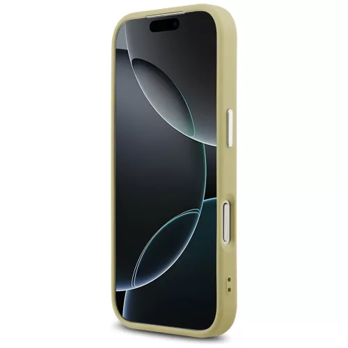 Guess - Glitter Triangle Logo MagSafe (GUHMP17LPFGTSCMD) - iPhone 17 Pro - Gold