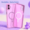 Techsuit - HaloFrost II MagSafe tok - Samsung Galaxy A07 4G - Rózsaszín