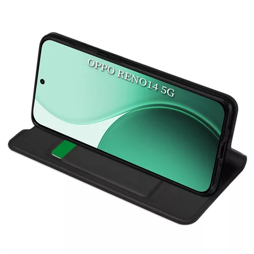 Techsuit - Magskin Book - Oppo Reno14 - Black