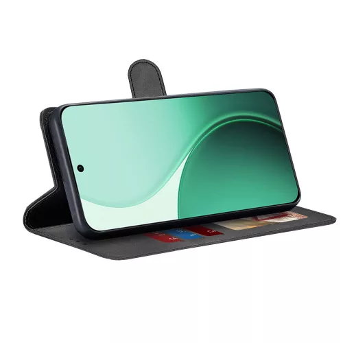Techsuit - Diary Book kinyitható tok - Oppo Reno14 - Fekete
