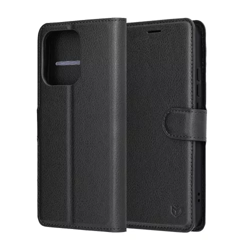 Techsuit - Leather Folio - Oppo Reno14 - Black