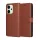Techsuit - Leather Folio - Oppo Reno14 - Brown