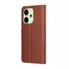 Techsuit - Leather Folio - Oppo Reno14 - Brown