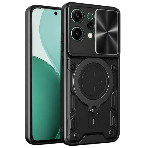 Techsuit - CamGuard Pro tok - Oppo Reno14 - Fekete