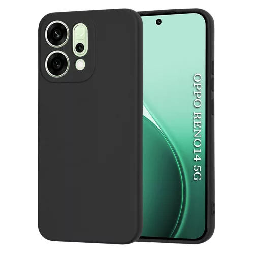 Techsuit - SoftFlex szilikon tok - Oppo Reno14 - Fekete