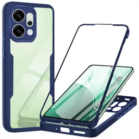   Techsuit - ColorVerse 360 tok kijelzővédővel - Oppo Reno14 - Kék