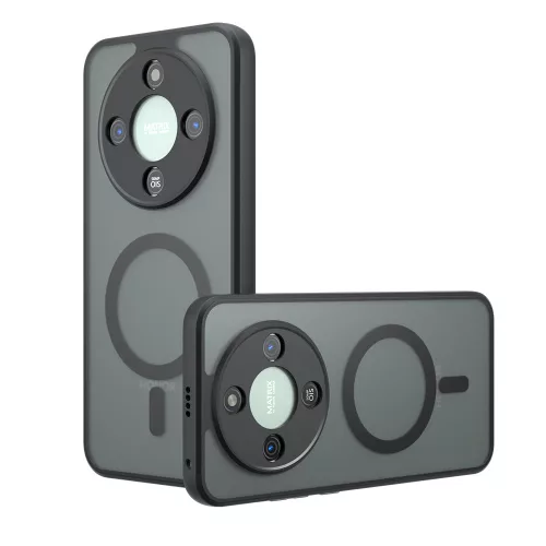 Techsuit - PureFrost MagSafe Ütésálló tok - Honor Magic8 Lite - Matt fekete