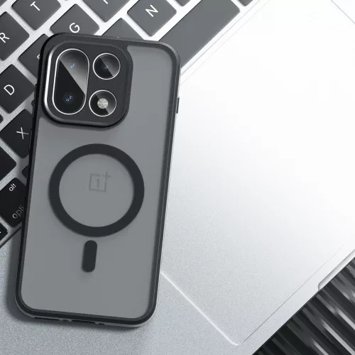 Techsuit - PureFrost MagSafe Ütésálló tok - OnePlus 15 - Matt fekete