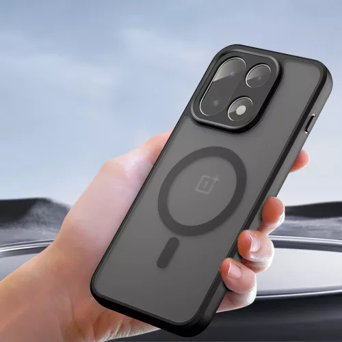 Techsuit - PureFrost MagSafe Ütésálló tok - OnePlus 15 - Matt fekete