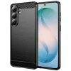 Techsuit - Carbon szilikon tok - Samsung Galaxy S26 Plus - Fekete