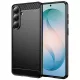 Techsuit - Carbon szilikon tok - Samsung Galaxy S26 Plus - Fekete