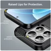 Techsuit - Carbon szilikon tok - Xiaomi 17 - Fekete