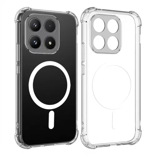 Techsuit - Schockproof Átlátszó Szilikon Magsafe tok - Xiaomi 17 - Átlátszó