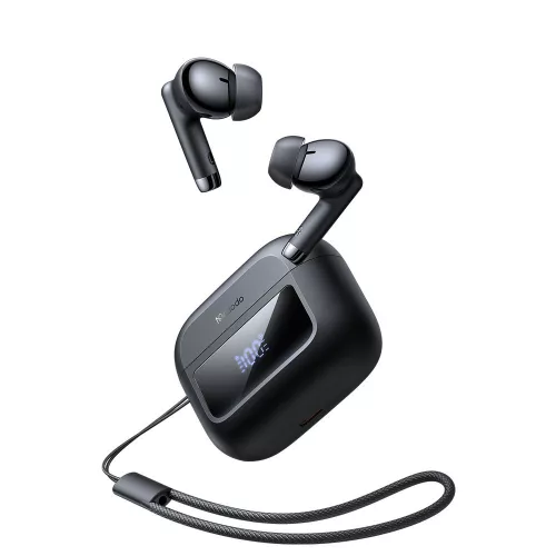Mcdodo - Vezeték nélküli fülhallgató B04 sorozat (HP-3290) - Bluetooth V5.3, IPX4, True Wireless, digitális kijelző, nyakpánttal - fekete