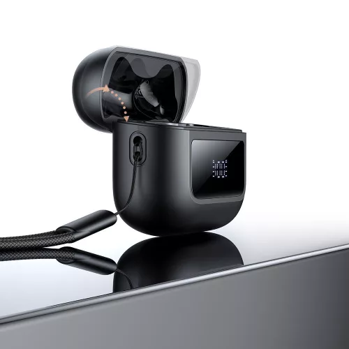 Mcdodo - Vezeték nélküli fülhallgató B04 sorozat (HP-3290) - Bluetooth V5.3, IPX4, True Wireless, digitális kijelző, nyakpánttal - fekete