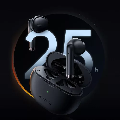 Mcdodo - Wireless Earbuds B01 Series (HP-8031) - Bluetooth V5.0, IP54, True Wireless - Black