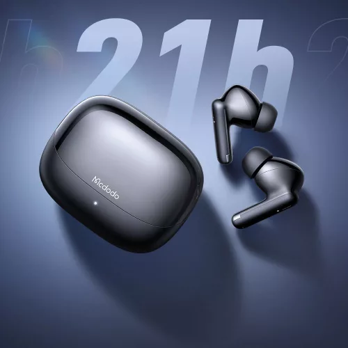 Mcdodo - Vezeték nélküli fülhallgató B05 sorozat (HP-0041) - Fülbe helyezhető, Bluetooth V5.3, IPX4, Valódi vezeték nélküli - Fekete