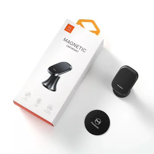 Mcdodo - Mágneses Autós tartó (CM-8490) - Műszerfalra, 360° forgás, Super Strong Adhesion, Aluminium ötvözet - Black
