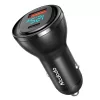 Mcdodo - Car Charger (CC-5670) - Dual Port, 95W, Fast Charge, Smart LED Digital Display - Black