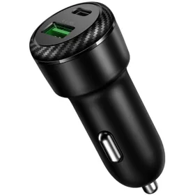   Mcdodo - Car Charger (CC-5970) - Dual Port, Fast Charge, 38W, Smart IC, Fire Retardant Material - Black