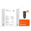 Mcdodo - Car Charger Cool Series (CC-2320) - Dual-Port, Fast Charger, 33W, Mini Size, 12-24V - Black
