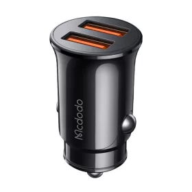   Mcdodo - Car Charger (CC-6602) - Dual-Port, 12W, Fireproof PC, 12-24V - Black