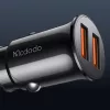 Mcdodo - Car Charger (CC-6602) - Dual-Port, 12W, Fireproof PC, 12-24V - Black