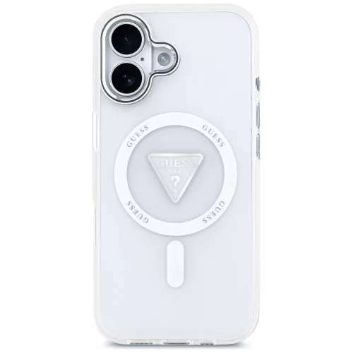 Guess - IML Átmenetes Háromszög Logó MagSafe (GUHMP17SHGTMLCGT) - iPhone 17 - Átlátszó