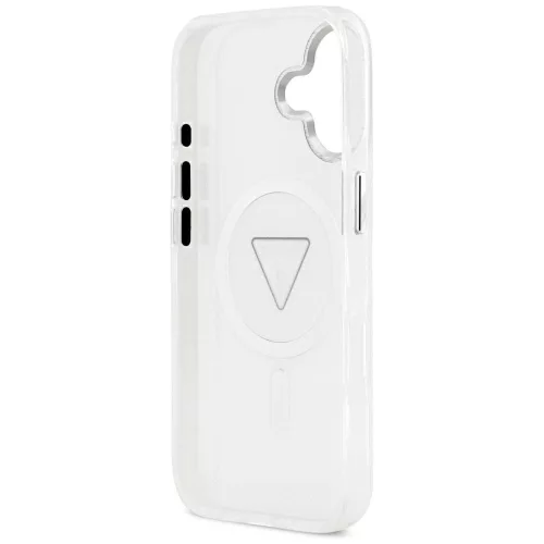 Guess - IML Átmenetes Háromszög Logó MagSafe (GUHMP17SHGTMLCGT) - iPhone 17 - Átlátszó