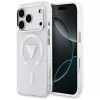 Guess - IML Átmenetes Háromszög Logó MagSafe (GUHMP17LHGTMLCGT) - iPhone 17 Pro - Átlátszó