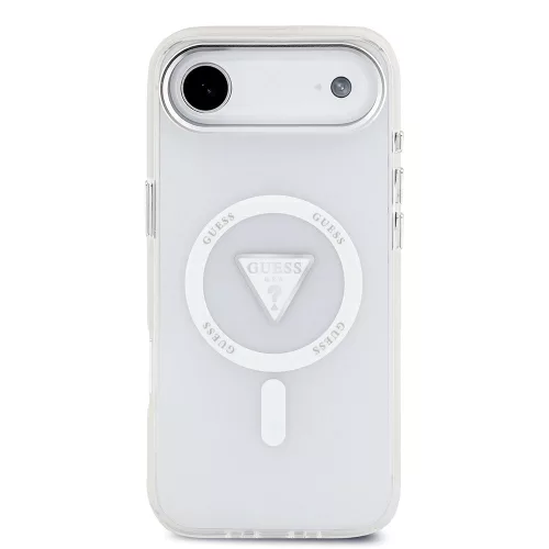 Guess - IML Átmenetes Háromszög Logó MagSafe (GUHMP17MHGTMLCGT) - iPhone 17 Air - Átlátszó
