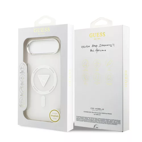 Guess - IML Gradient Triangle Logo MagSafe (GUHMP17MHGTMLCGT) - iPhone 17 Air - Clear