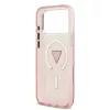 Guess - IML Átmenetes Háromszög Logó MagSafe (GUHMP17XHGTMLCGP) - iPhone 17 Pro Max - Rózsaszín