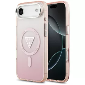   Guess - IML Gradient Triangle Logo MagSafe (GUHMP17MHGTMLCGP) - iPhone 17 Air - Pink