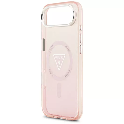 Guess - IML Gradient Triangle Logo MagSafe (GUHMP17MHGTMLCGP) - iPhone 17 Air - Pink