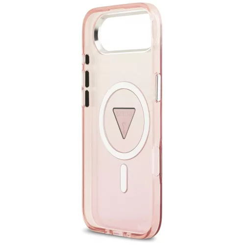Guess - IML Gradient Triangle Logo MagSafe (GUHMP17MHGTMLCGP) - iPhone 17 Air - Pink
