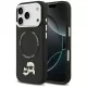Karl Lagerfeld - Leather K&C Pins MagSafe (KLHMP17LPSMLRKCK) - iPhone 17 Pro - Black
