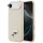 Karl Lagerfeld - Leather K&C Pins MagSafe (KLHMP17MPSMLRKCE) - iPhone 17 Air - Beige