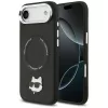 Karl Lagerfeld - Leather Choupette Pin MagSafe (KLHMP17MPSMLRCHK) - iPhone 17 Air - Black