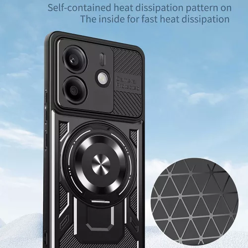 Techsuit - RuggedCam - Honor 400 Lite - Black