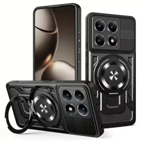 Techsuit - RuggedCam ütésálló tok - Xiaomi 15T - Fekete