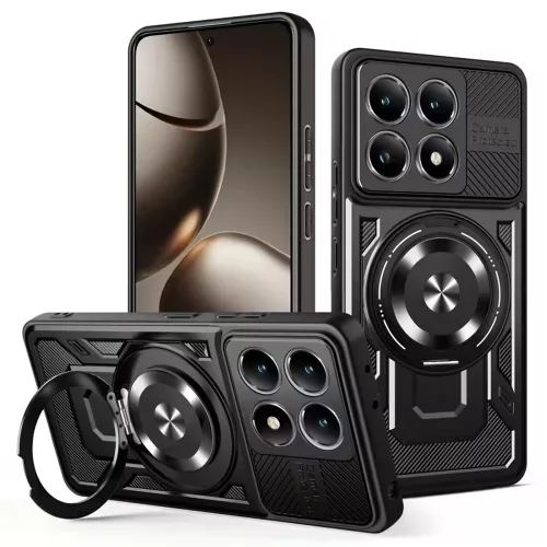 Techsuit - RuggedCam ütésálló tok - Xiaomi 15T - Fekete