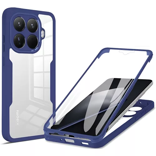 Techsuit - ColorVerse 360 tok kijelzővédővel - Xiaomi 15T Pro - Kék